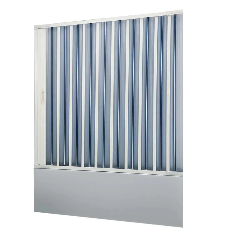 Box vasca a soffietto 1 lato regolabile bianco H 140 x L 142 cm Actieprijs