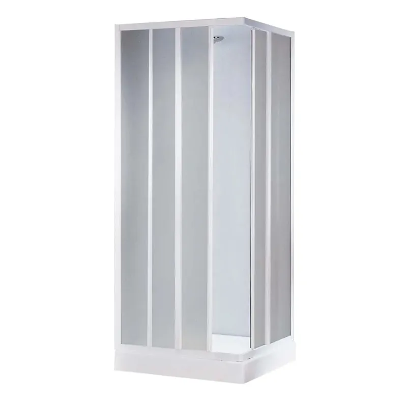 Hoge Kwaliteit Chiusura doccia GCayman ad angolo 65-75/80-90 cm bianco/crilex