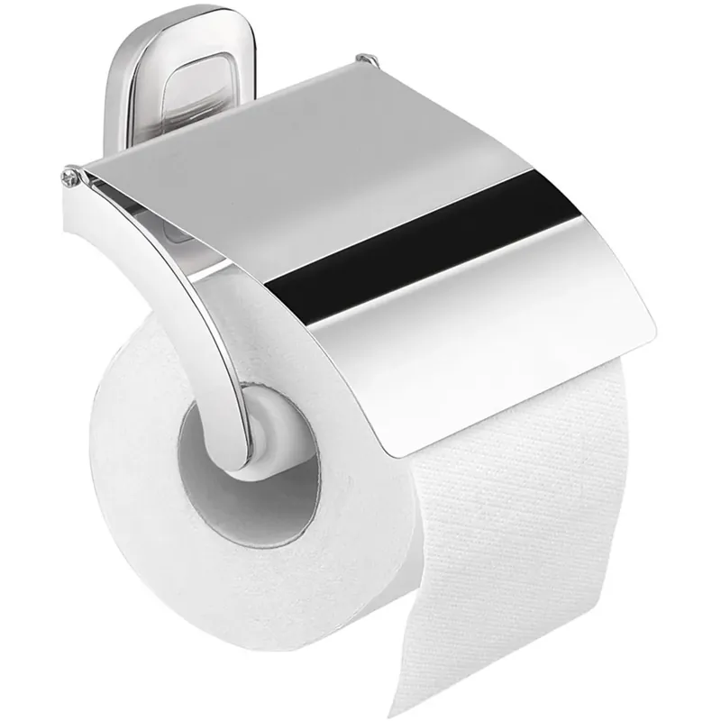 Meest Verkocht Porta carta igienica con coperchio Everest cromo