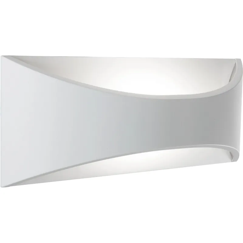 Applique riflettente LED 12W linea Moon bianco 12 cm x 30 cm x 10 cm Populair