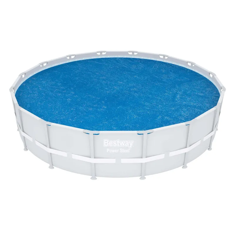 Laatste Versie Copertura termica per piscine Bestway in PE rotonda Ø 462 cm blu