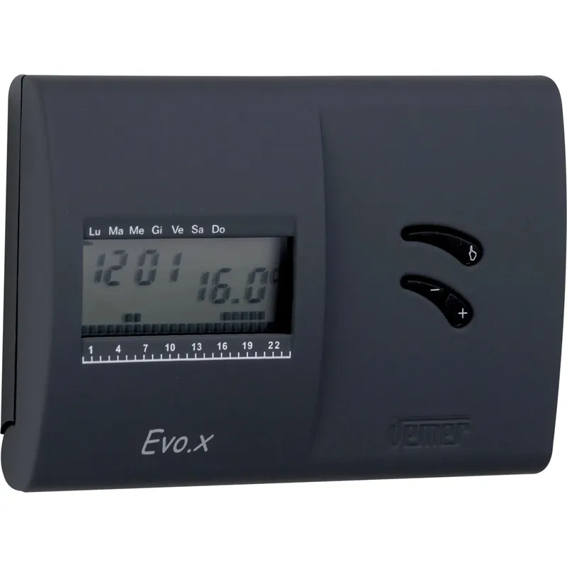 Merkproduct Cronotermostato Smart Home digitale settimanale Vemer Evo.X da parete a batterie