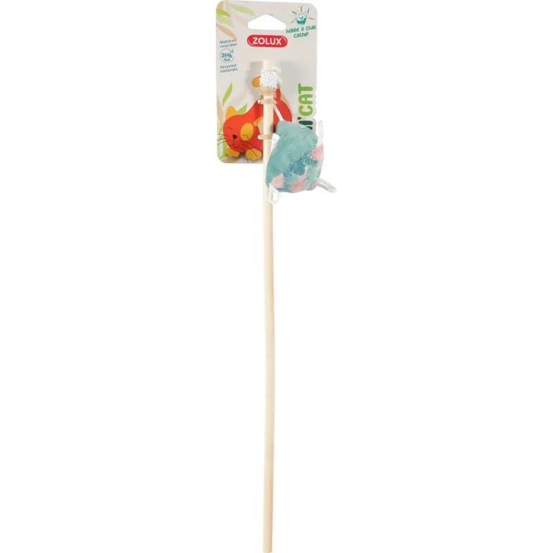 Shop Nu Gioco gatto canna con piramide Ethicat foglie azzurro