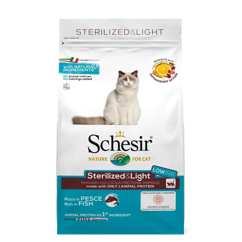 Laatste Versie Crocchette per gatti adulti sterilizzati al pesce Dry 1,5 kg