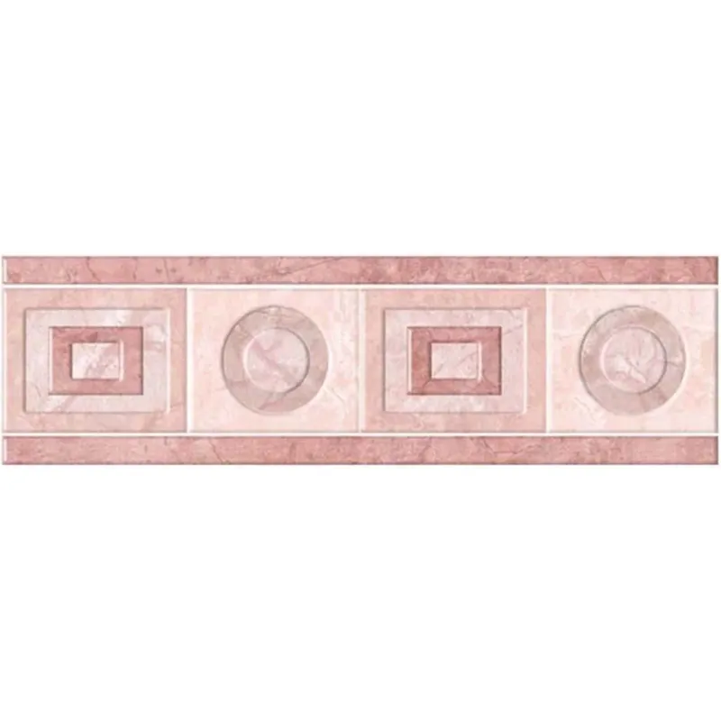 Listello Classico di rivestimento per bagno rosa 6 cm x 20 cm Shop Nu