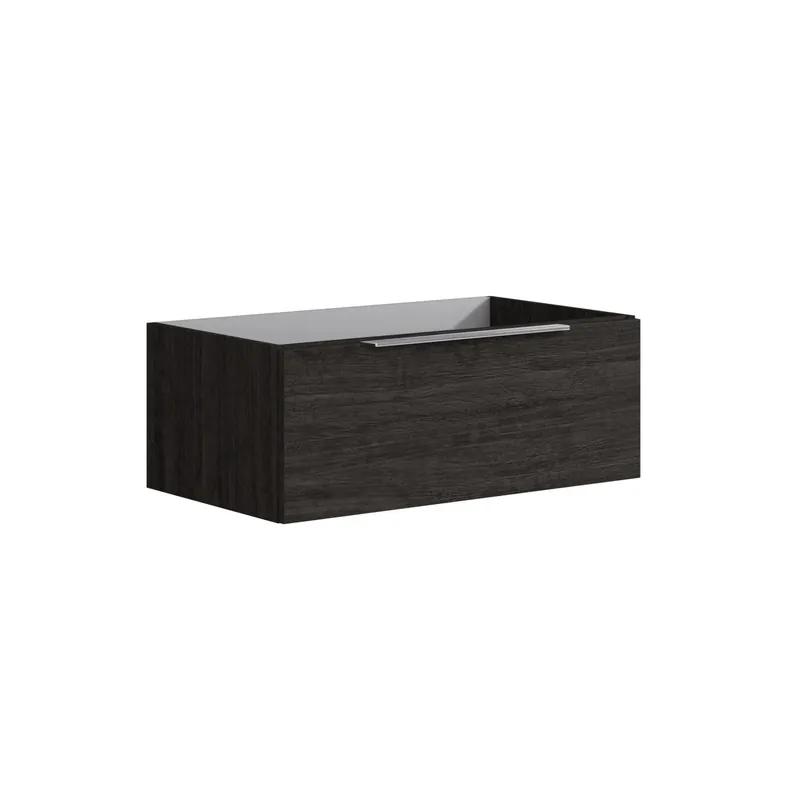 Voordeelprijs Mobile bagno base lavabo sospeso Bali 79,5x30x45,5 cm nero tigerwood