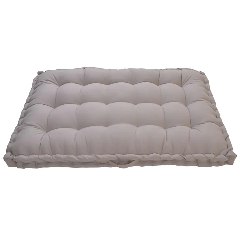 Korting Cuscino da pavimento Futon colore grigio 80x120 cm