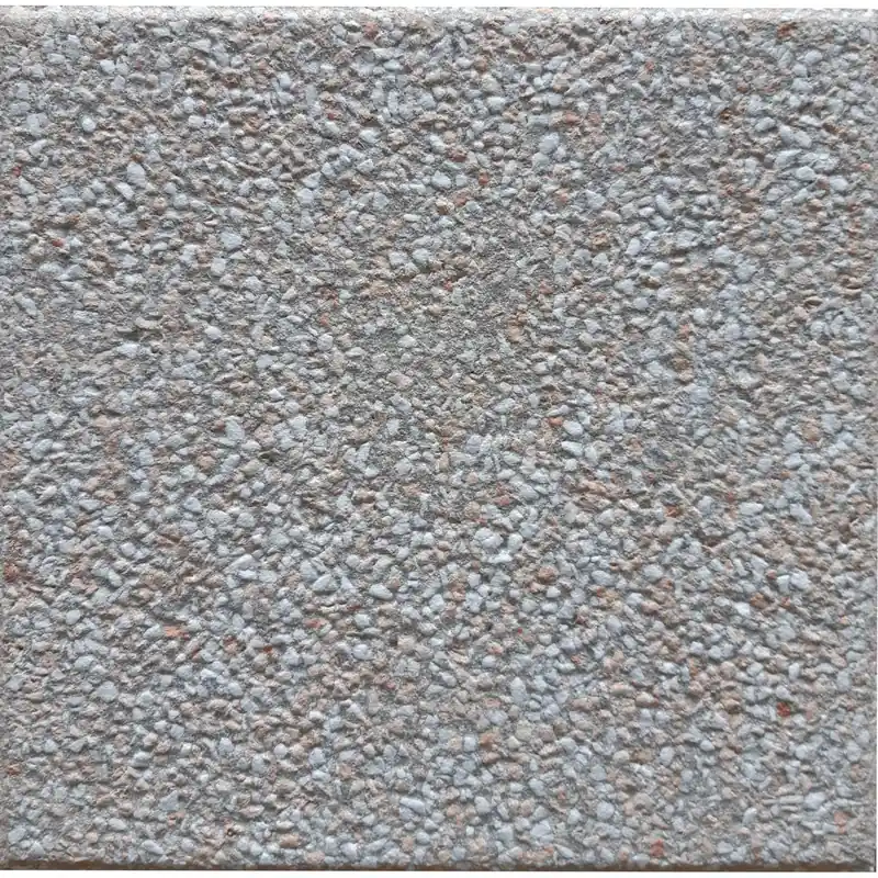 Piastrella da esterno in cemento sabbiato bianco rosso 40x40 cm Op = Op