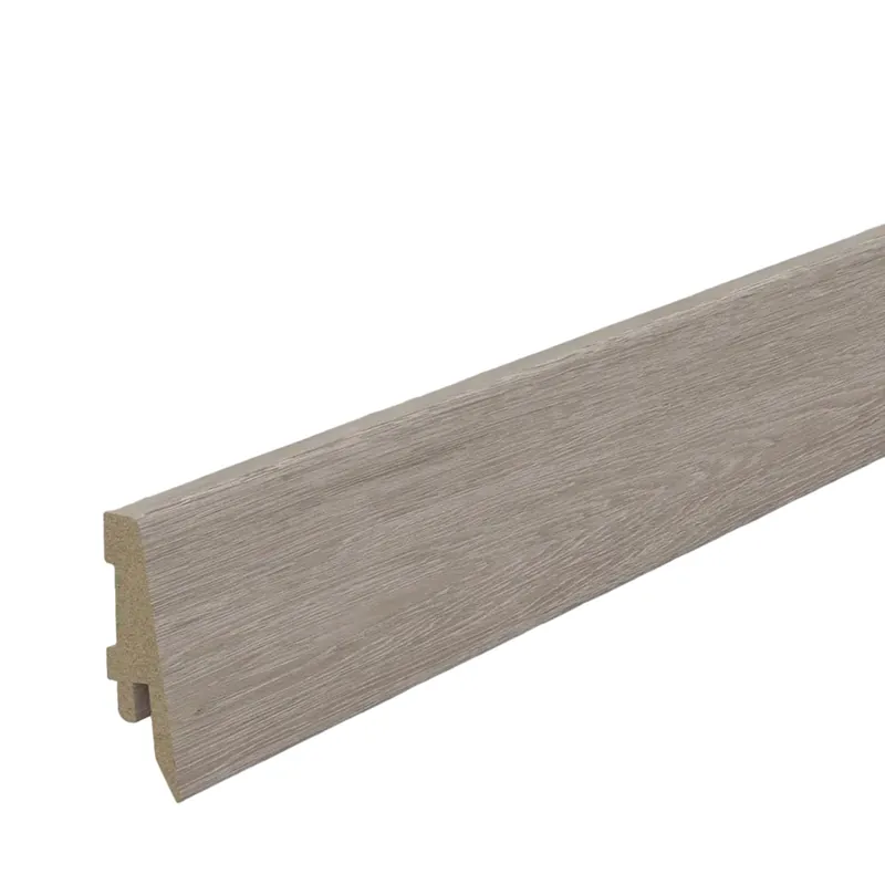 Nieuw Battiscopa in SPC rovere grigio H 6 cm