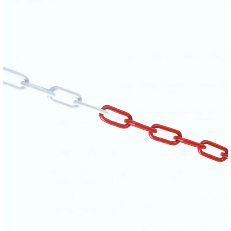 Catena in plastica bianca e rossa Meest Verkocht