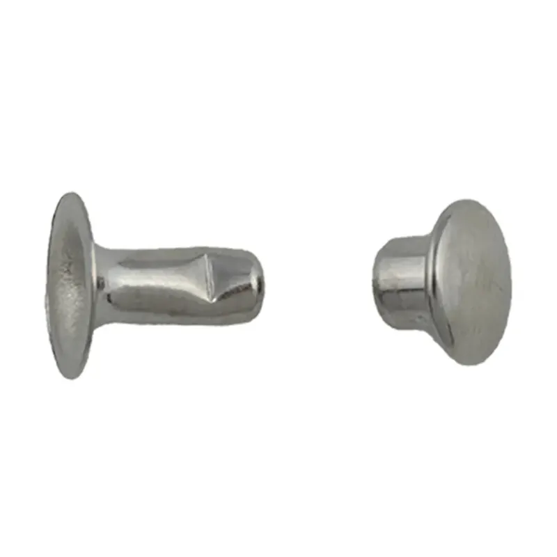 Rivetto testa piana svasata in acciaio nichelato 9 mm x 10mm x 10,5 mm 10 pz Korting