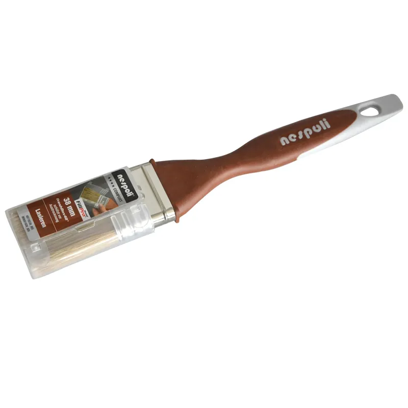 Pennello piatto per legno 38 mm manico Airtouch e contenitore Bestseller