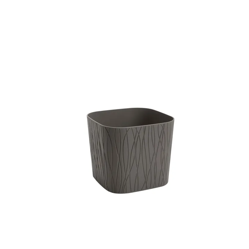 Vaso Nature in plastica riciclata beige scuro 29x29 cm Koop Online
