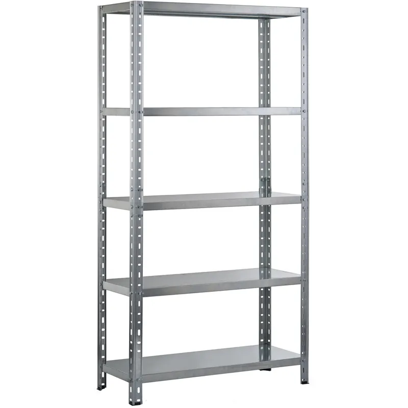 Snelle Levering Scaffale in metallo zincato 5 ripiani 120x40x200 cm 200 kg/ripiano