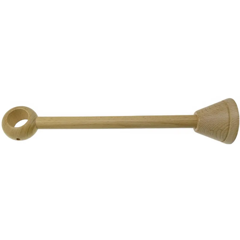 Supporto bastone tenda regolabile Ø 2,8 x L 9,5-17,5 cm naturale Populair