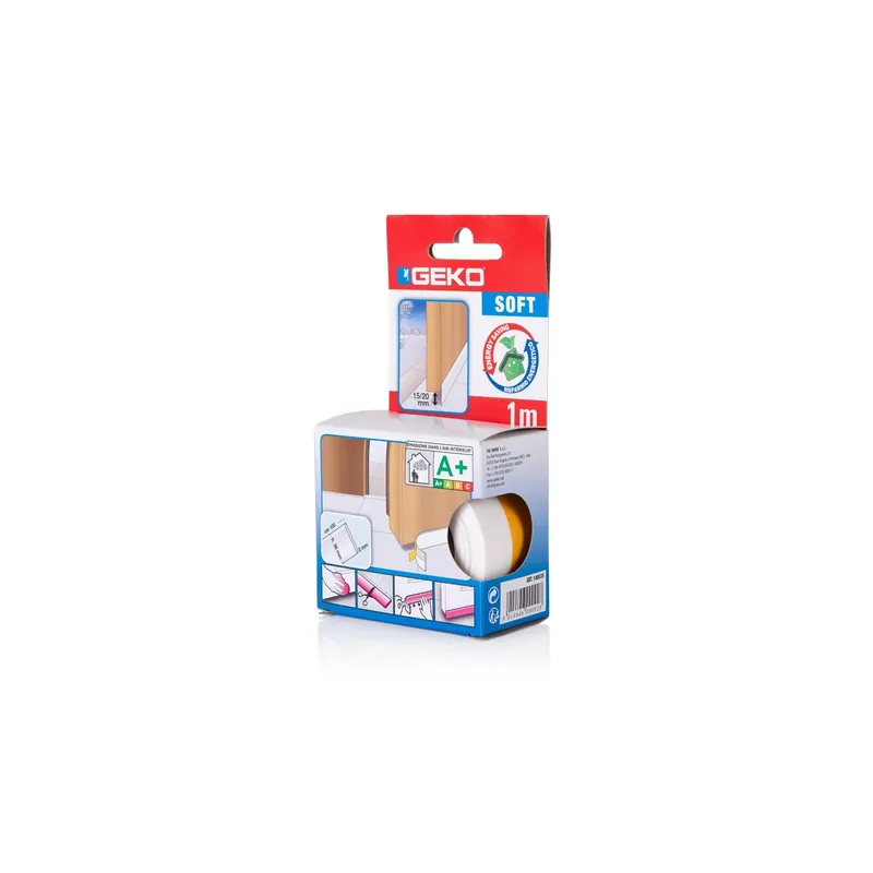 Betrouwbaar Paraspifferi porta adesivo pvc espanso mm 38x100 cm bianco soft