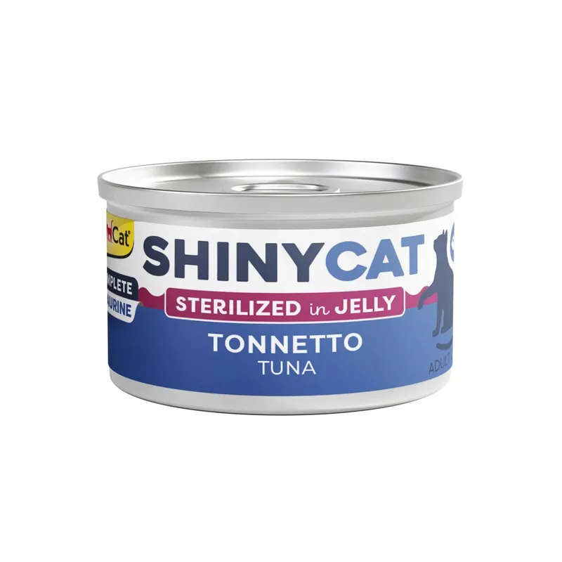 Korting Cibo umido per gatti steriliz. ShinyCat Jelly Sterilized 50% tonnetto 70 g