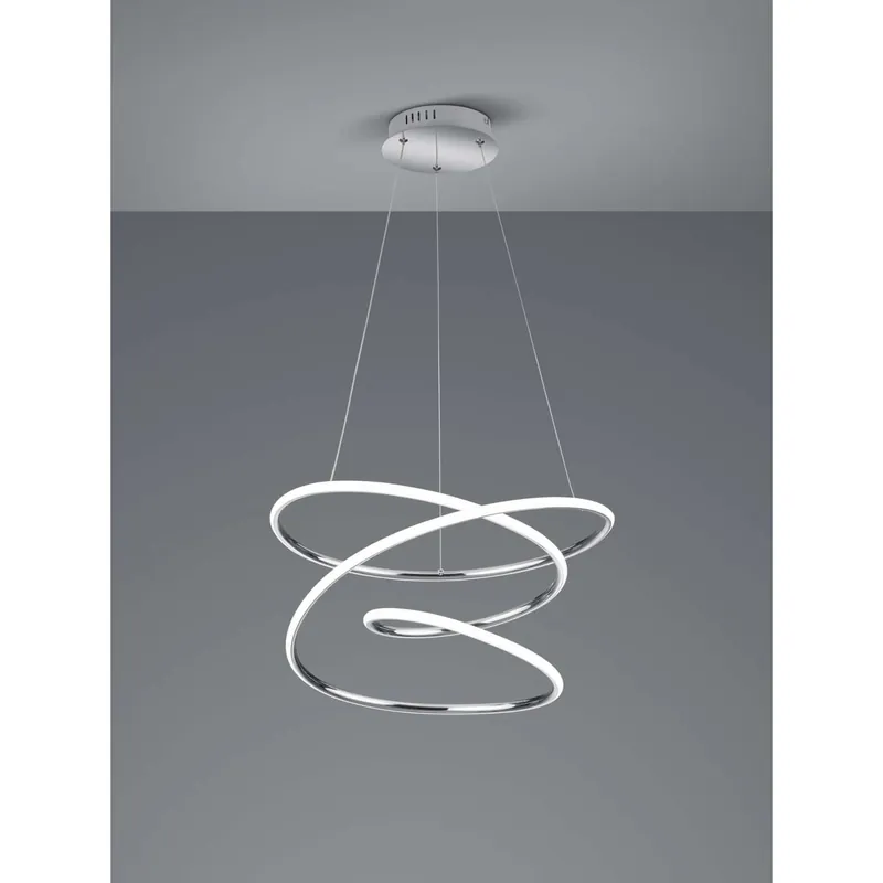 Lampadario sospensione Bologna LED dimmerabile 5100lm Bianco Neutro Ø56 cm Op = Op