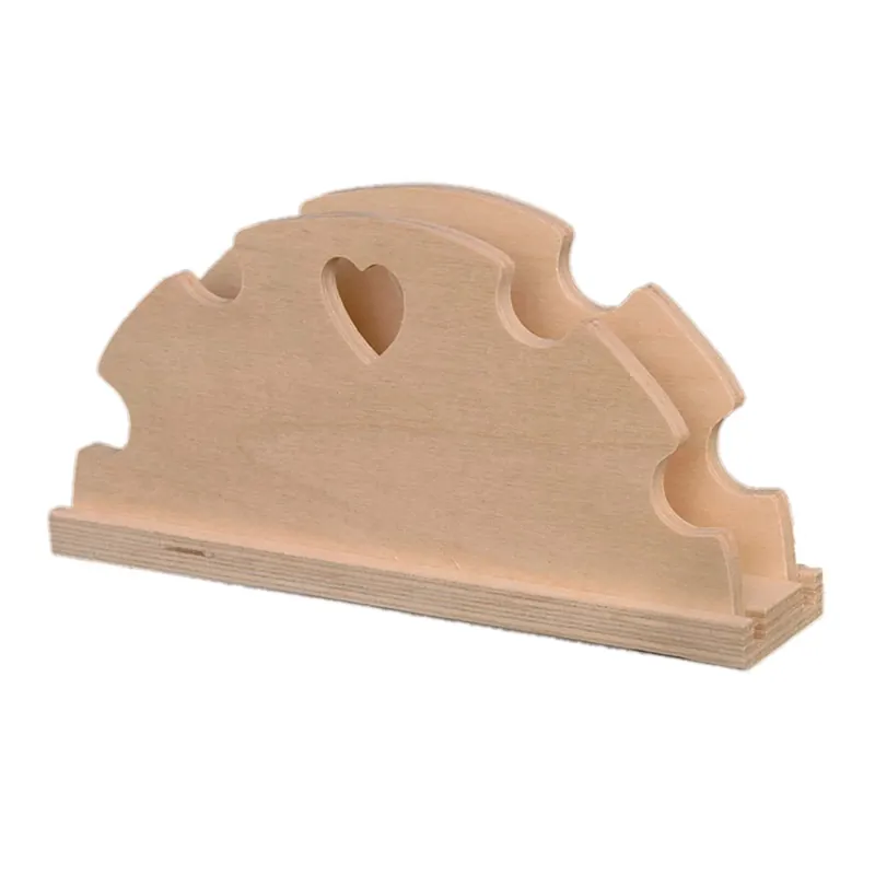 Must-Have Portacarte in legno artistico 20x5x10 cm
