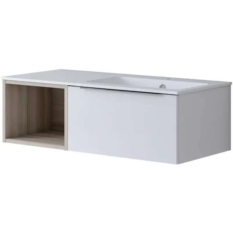 Meest Verkocht Mobile bagno modulo a giorno Bali l39,9xh30xp45,3 cm noce lingera