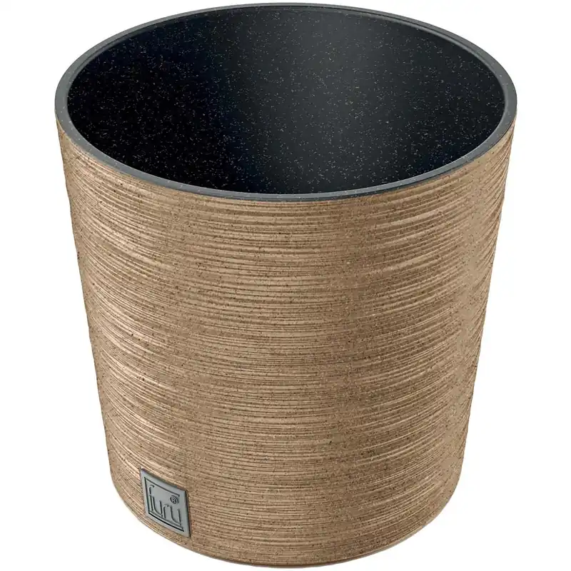 Vaso Furu Eco Wood in plastica 25x25 cm Legno chiaro Favoriet