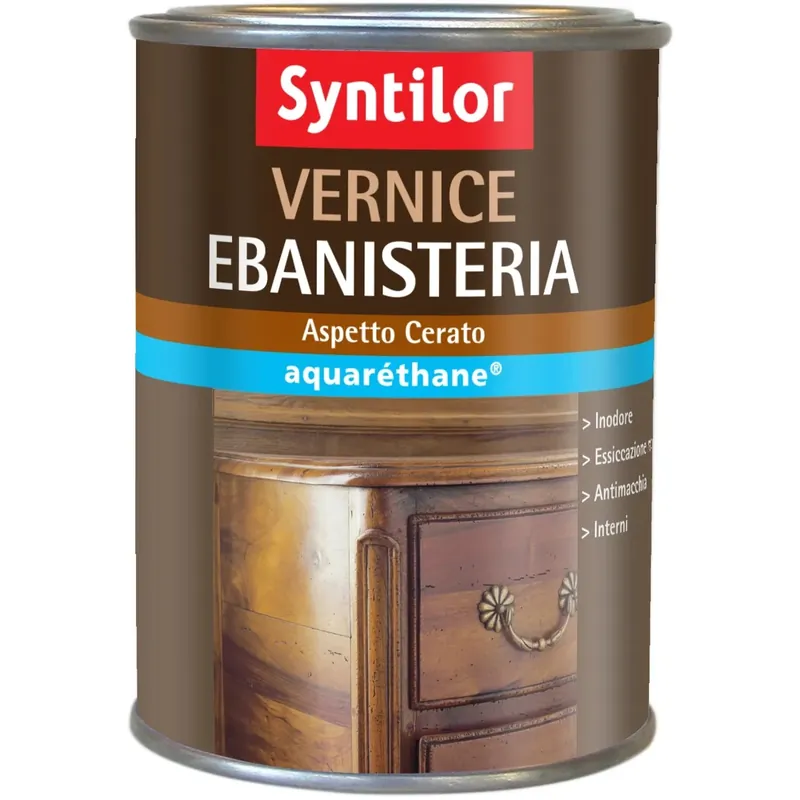 Vernice ebanisteria Aquaréthane effetto noce biondo 250 ml Laatste Kans