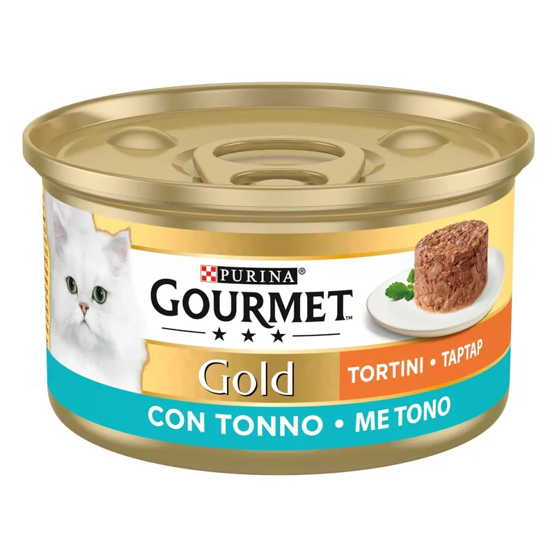 Populair Cibo per gatti tortino con tonno Gold Purina Gourmet 85 g