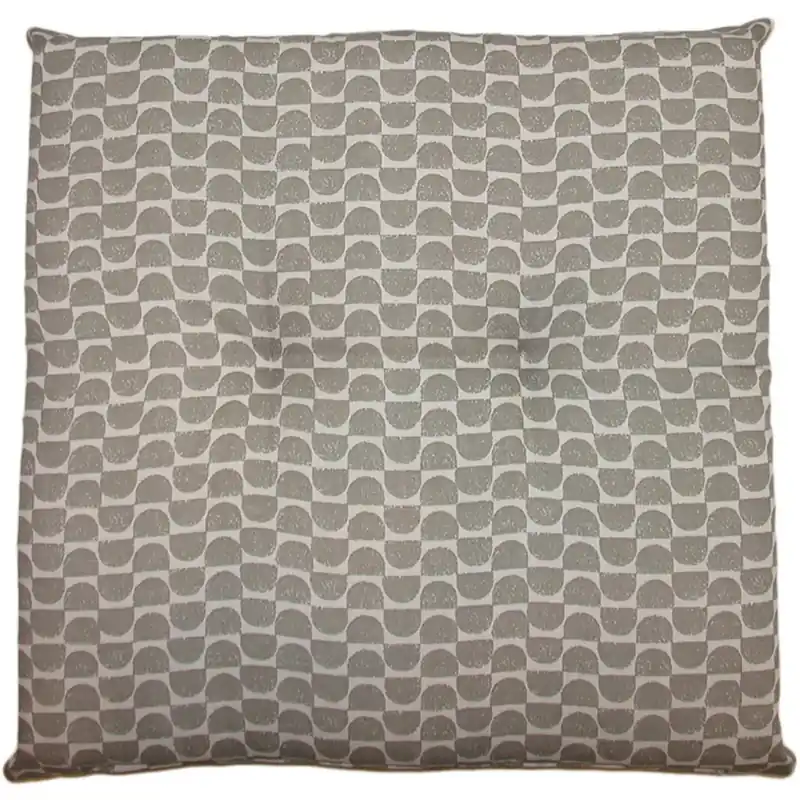Cuscino seduta FLOCK cotone nocciola 40 cm x 40 cm x 7 cm Finale Uitverkoop