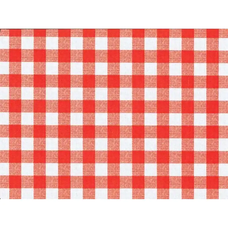 Tovaglia Manhattan Avanti 140 cm al metro rosso-bianco Superprijs