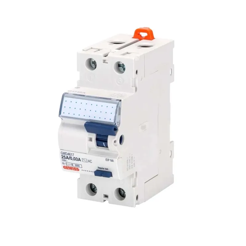 Koop Online Interruttore differenziale puro Gewiss 2P.40A IST.AC/0,03 2M NA-T
