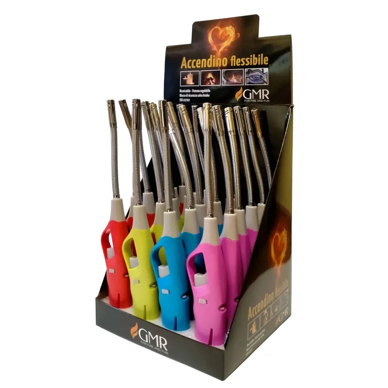 Accendino a stecca flessibile colori assortiti Premium