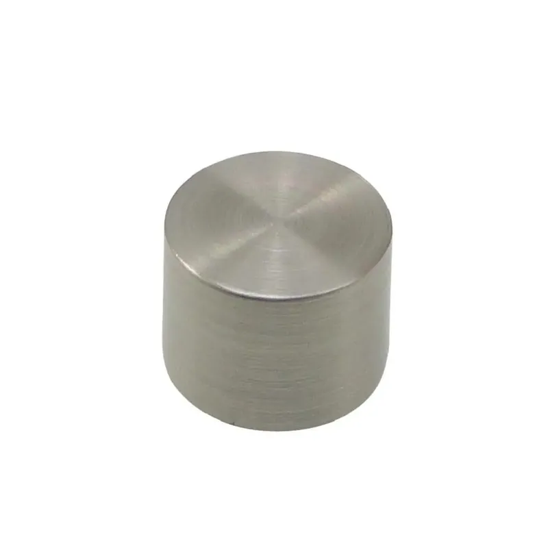 Beperkt Aanbod Pomello per bastone tenda a tappo Ø 20 mm nichel satinato