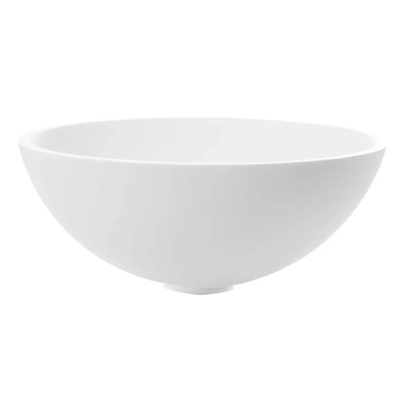 Lavabo da appoggio bianco in resina Spot dm 39,5 cm h 16 cm Alleen Vandaag