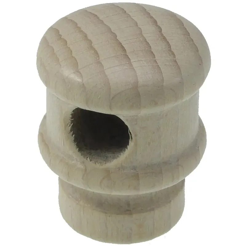 Supporto bastone tenda con viti e molle Ø 1,1 x L 3,5 cm bianco antico Beperkt Aanbod