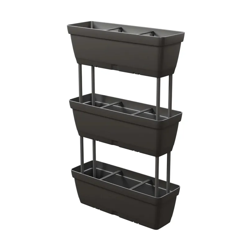 Snelle Levering Orto in casa a 3 livelli 490x161x810 mm color antracite