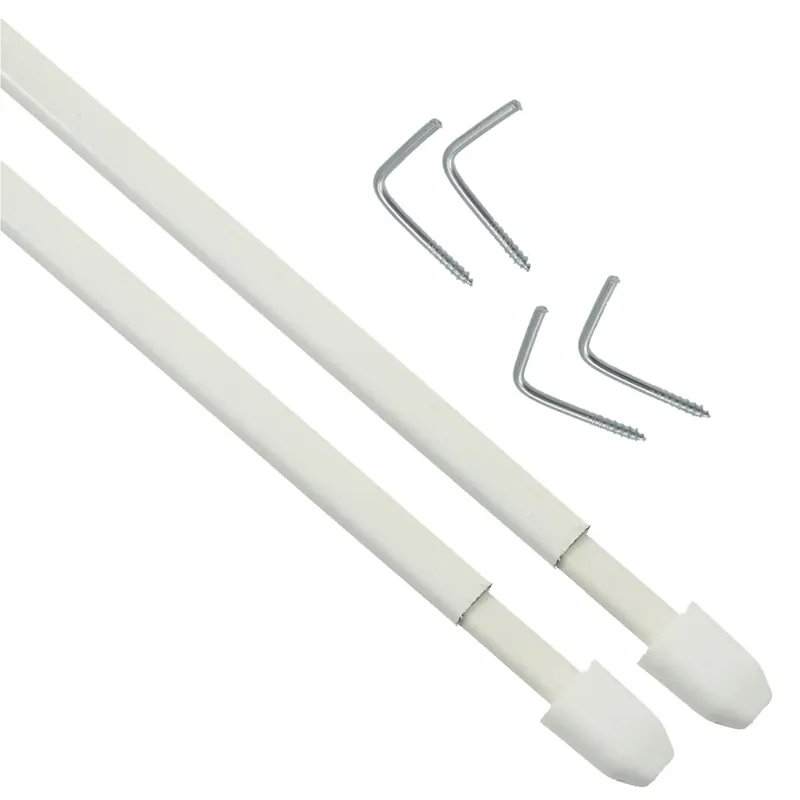 Laatste Kans Set 10 bacchette per tende regolabili 60-80 cm