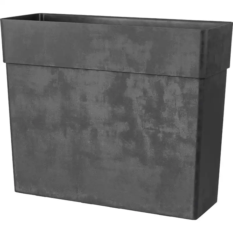 Finale Uitverkoop Fioriera da esterno Deroma Like materiale sintetico antracite 65x78x29,5 cm