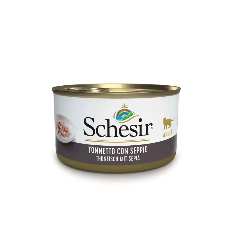 Cibo umido per gatti gusto Tonnetto Con Seppie 85 g Seizoensaanbieding