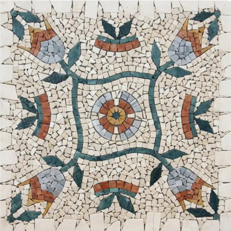Superprijs Rosone decorativo Fiori 66 cm x 66 cm