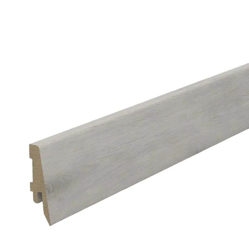 Bestseller Battiscopa in SPC rovere grigio H 6 cm