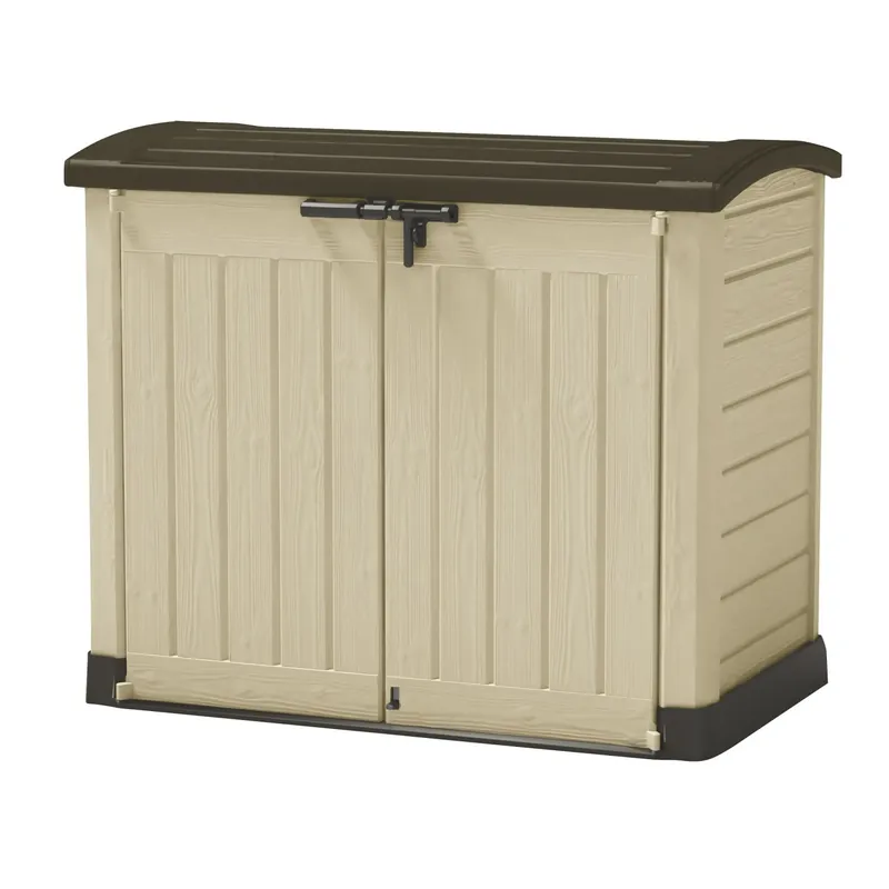 Direct Verzonden Armadio da esterno porta attrezzi Store It Out ARC 146x82x120 cm beige