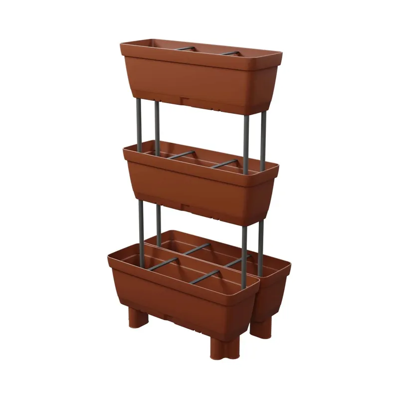 Betrouwbaar Orto in casa a 3 livelli 490x322x890 color cotto