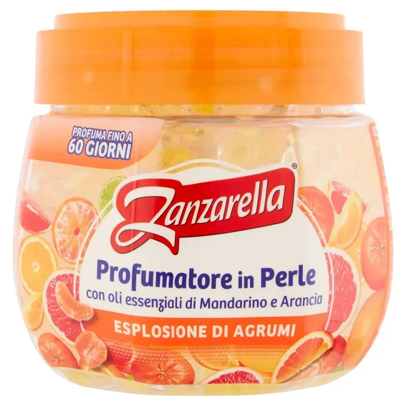 Nieuw Antizanzare profumatore Zanzarella perle Esplosione d`agrumi 170 gr