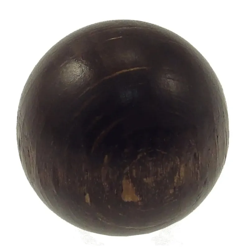 Terminale bastone tenda Palla in legno noce 11 mm 2 pz Goedkoop