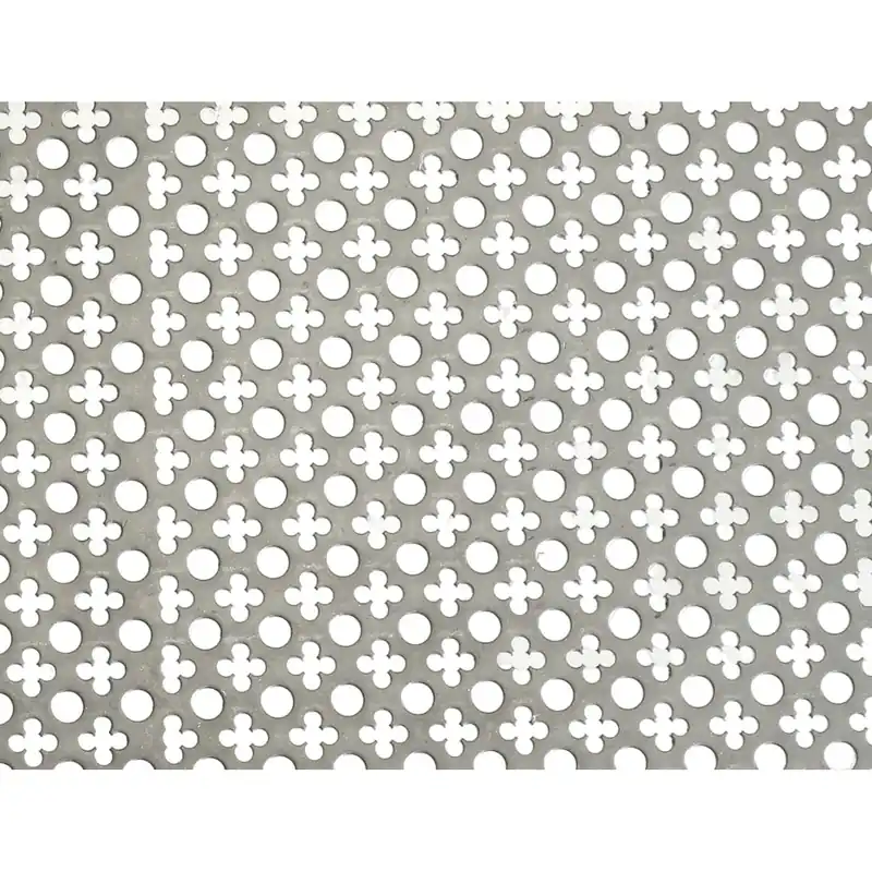 Lage Kosten Lamiera forata trifoglio 500x200 mm acciaio