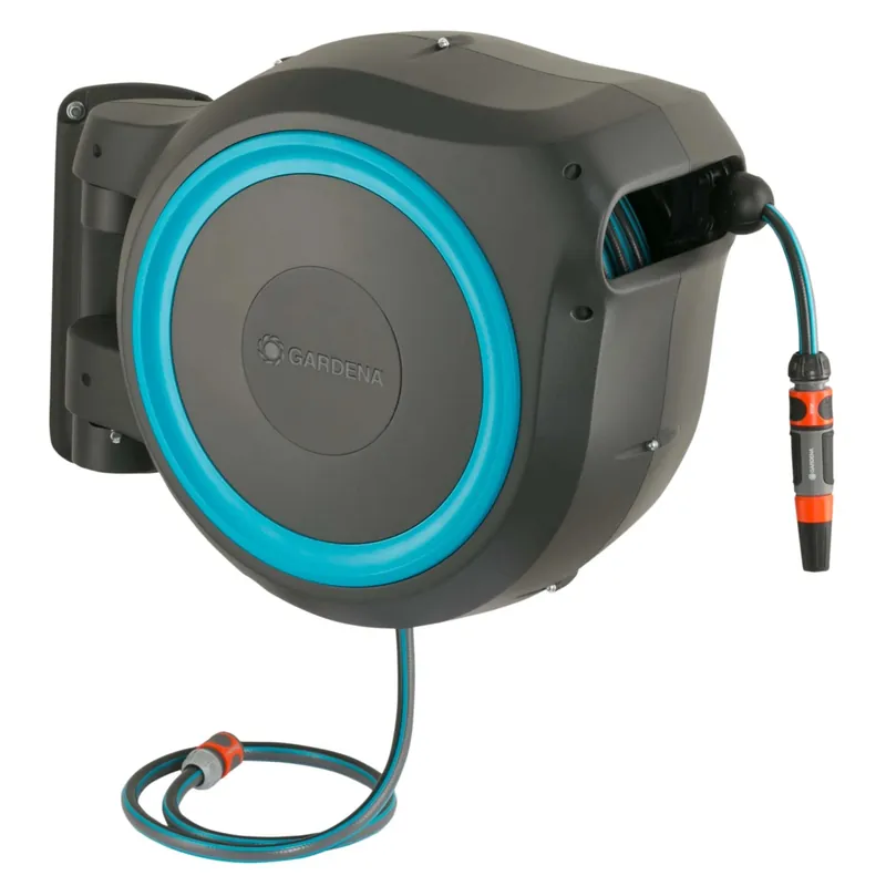 Alleen Vandaag Avvolgitubo da parete automatico Rollup L Gardena tubo da 30 m Ø 13 mm