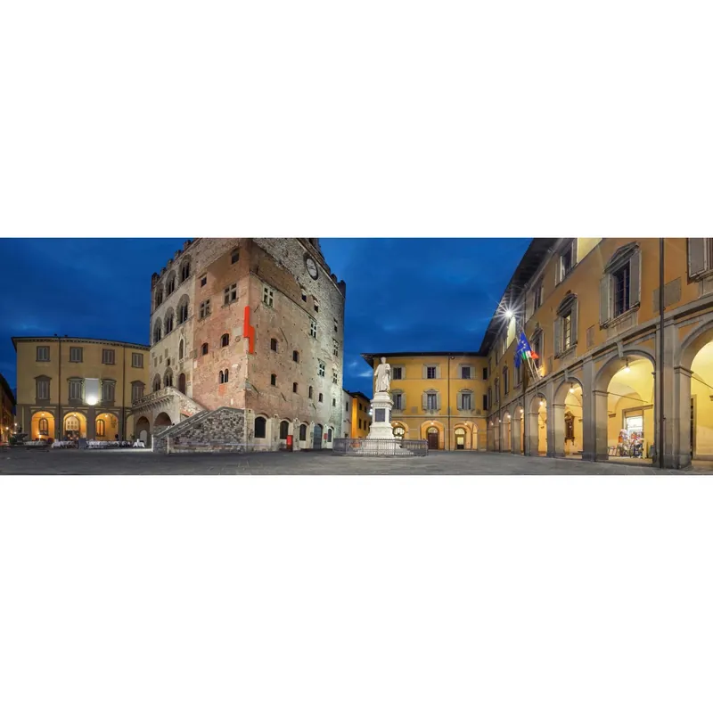 Gereduceerde Prijs Canvas stampato su tela Piazza del Comune di Prato 40x120 cm