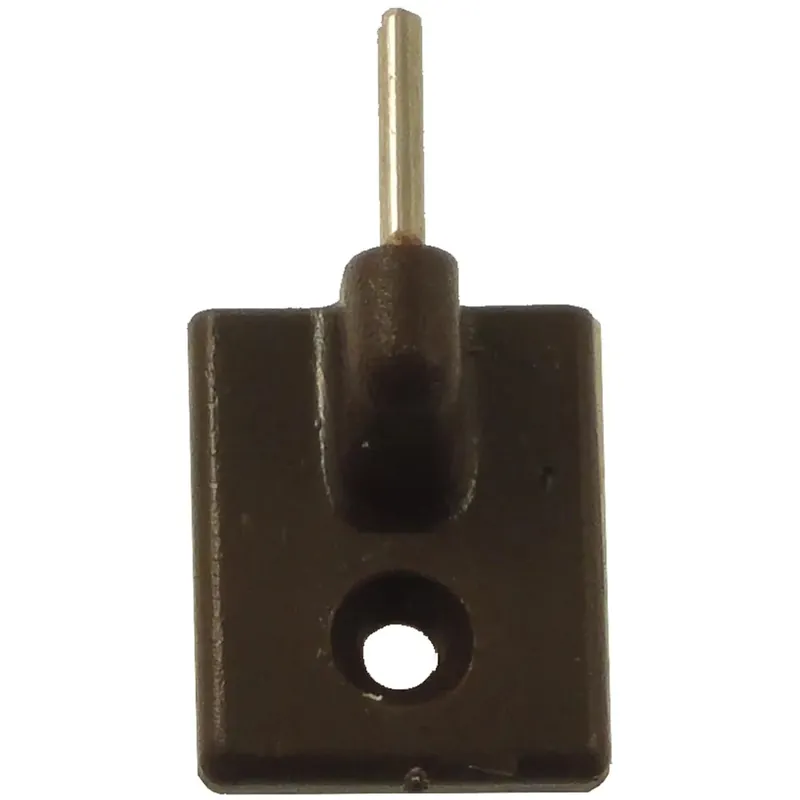 Gancio per tende in PVC Svizzera noce 4 pz Populair