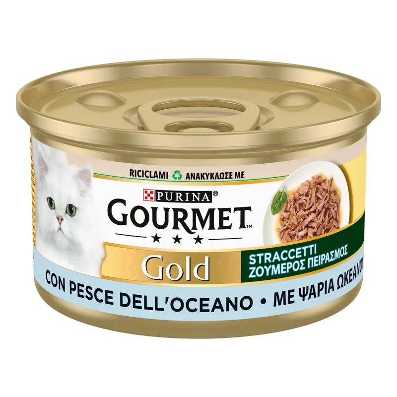 Koop Vandaag Cibo umido per gatti PURINA GOURMET™ GOLD Straccetti Pesce 85 g