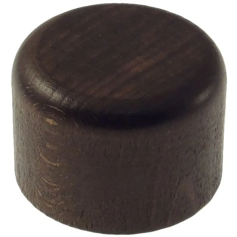 Laatste Versie Terminale bastone tenda Tappo in legno noce Ø 35 mm 2 pz